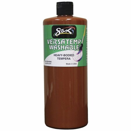 CHROMA ACRYLICS Sax Versatemp Washable Heavy Bodied Tempera Paint, Brown 1592672